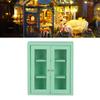 Dollhouse Scale Dollhouse Wall Pretend Play Toys Miniature Kitchen Accessories Wooden Cupboard Bookshelf Display Shelf for Dollhouse Accessories