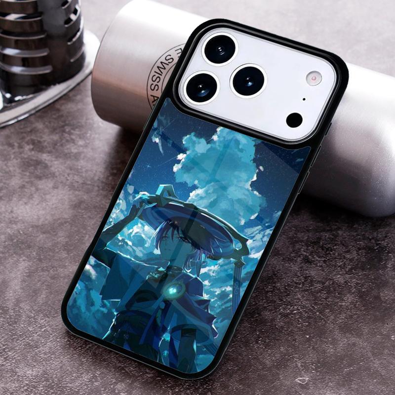 Чехол для телефона Genshin Impact Scaramouche для iPhone 17 16 15 Pro Max Air 14 13 12 11 Plus Ударопрочный чехол