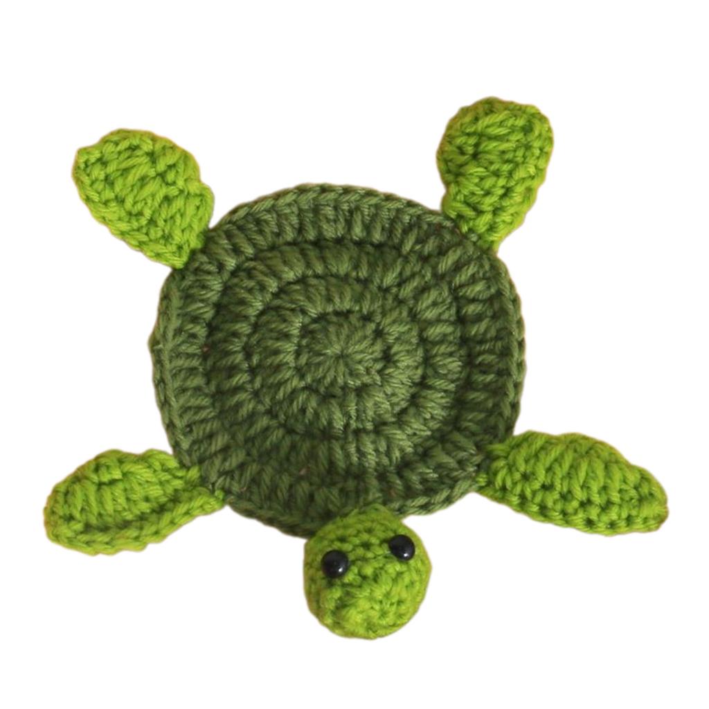 Decorative Table Mat Artistic Handmade Crochet Coaster Eye Catching Coaster Cute Animal Cup Mat Wool Thread Material