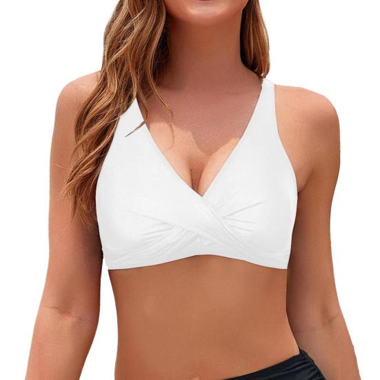 Женский бикини-бюстгальтер с V-образным вырезом без рукавов с леопардовым принтом, топы с открытой спиной и завязанным узлом