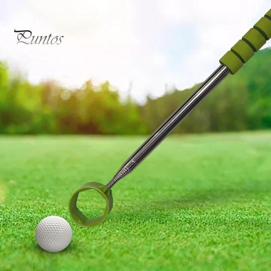 Golf Ball Retriever Telescopic Ball Retriever Tool Stainless Steel Golf Ball Grabber Pick-up Tool Golf Accessories for Men