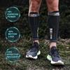 1 Pair of Sports Knitted Compression Leg Calf Socks Shin Splint Support for Running Jogging Marathon Hiking Football Gym