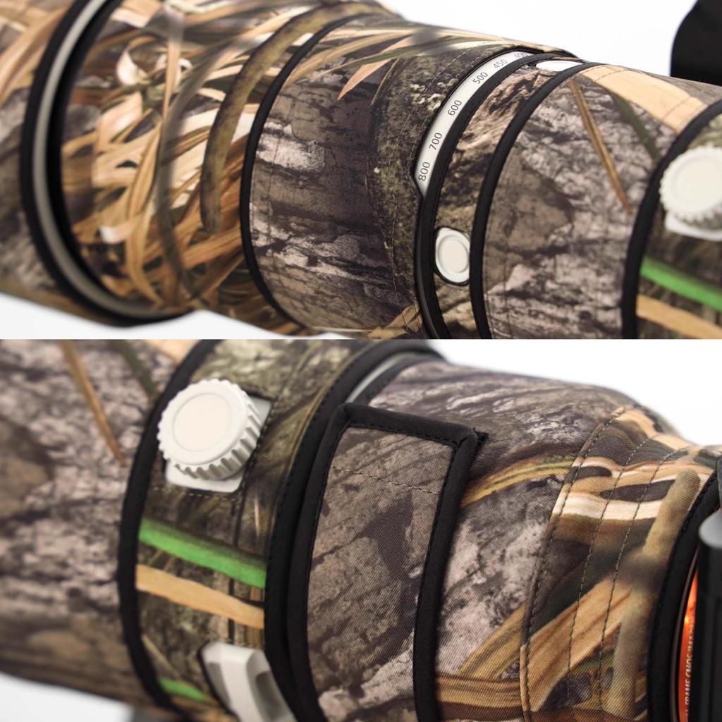 ROLANPRO Waterproof Lens Cover for Sony FE G OSS Camouflage Rain Cover Black 400-800mm f/6.3-8 #18