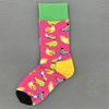 Женские носки унисекс из чесаного хлопка Happy Socks Вишня Клубника