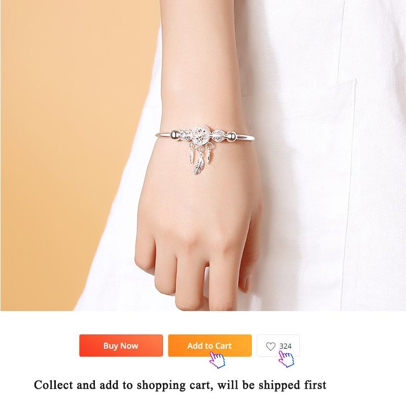 Браслет с подвеской в виде пера из стерлингового серебра 925 пробы и браслет для женщин, медный золотой браслет, элегантные ювелирные изделия, аксессуары