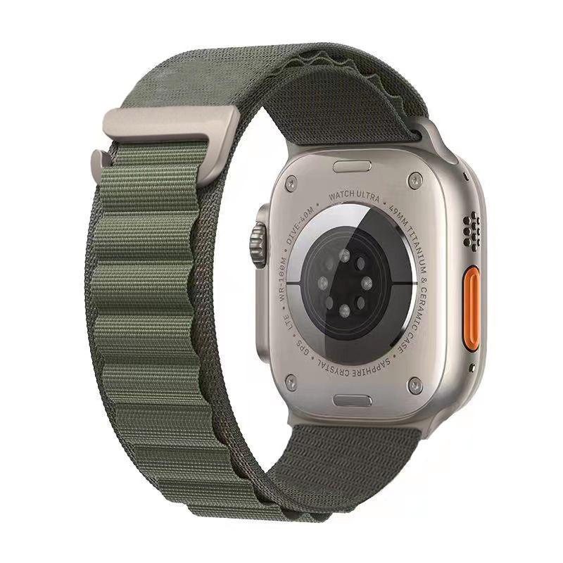 Ремешок Alpine Loop для Apple Watch Браслет iWatch Ultra Series 9 8 7 6 5 3 SE 3 2 1 49 мм, 44 мм, 40 мм, 45 мм, 41 мм, 42 мм 38 мм Ремешок Ultra2