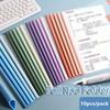10 шт. Зажим-планка с градиентной окраской | Цветные папки, Прозрачная обложка для отчета, Файл-папка L-образной формы, Изготовлен из полипропилена