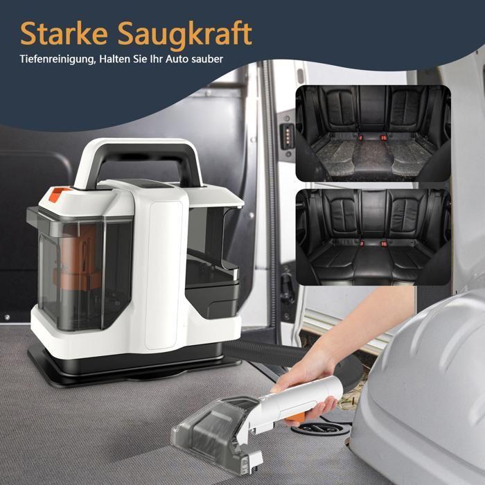 750W Carpet and Upholstery Cleaning Machine, 15 kPa, 5.5 m Cord - Spot Cleaning for Sofas and Carpets