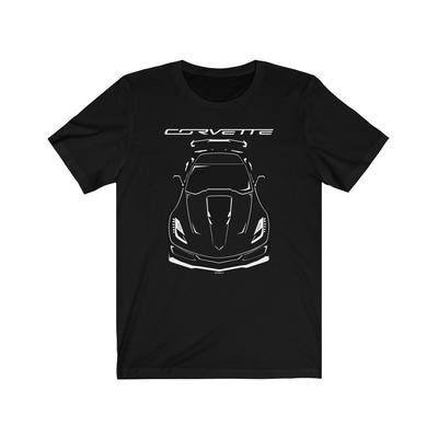 Chevrolet Corvette C7 ZR1 - Многоцветная футболка - Футболка Corvette C7 ZR1