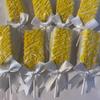 50pcs/bag Ribbon Bows Decoration Handwork DIY Party Decoration Swallowtail Bow Party Decor 85x85mm