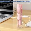 Handventilator met waterkoeling, draagbaar, oplaadbaar via USB, 4 snelheden, mini-ventilator