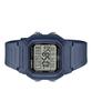 Casio Цифровые мужские часы с полимерным ремешком Голубые кварцевые W-800H-2AV 100M
