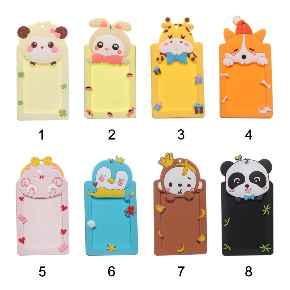 Supplies New Badge Cute Animal Protector Cover Name Card Card Holders Card Sleeve ID Card Pouch