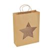 Creative Kraft Paper Window Gift Tote Bag for Birthday or Shopping