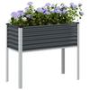 VidaXL Anthracite Planter 100x45x90 Cm Steel, Outdoor Planter, Flower Box, Tomato Planter 4008972