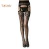 TAP Crotchless Fishnet Lace Suspender Pantyhose Tights Stretchy Stocking