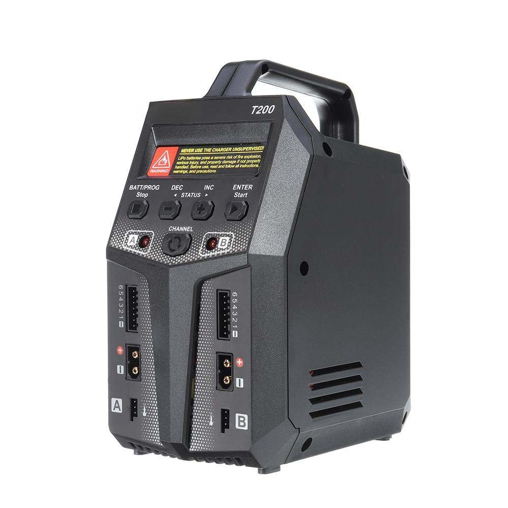 Новое Высококачественное Зарядное устройство SKYRC T200 2x100W 12A AC/DC Двойное Балансировочное для аккумуляторов 1-6S Lipo/LiHV/LiFe/LiIon Запасные части