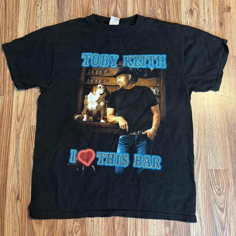 toby keith I love this bar Cotton Shirt Unisex Concert S to 5XL TR422 Unisex T-Shirt