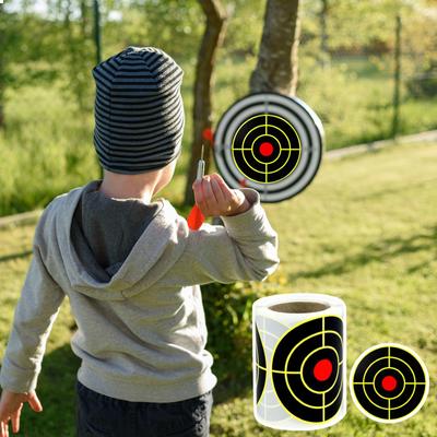 Наклейки на мишень Splatter, 100 шт., самоклеящиеся наклейки на мишени Splatter, 3-дюймовые бумажные мишени, реактивные мишени для стрельбы