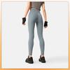 Li Ning Серия Фитнес Однотонные С средней посадкой Универсальные Дышащие Спортивные Длинные брюки Женские низы Серый AULV040-4