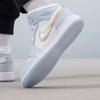 Детские кроссовки Air Jordan 1 Mid SE GS Glitter Swoosh Blue Blue-Tint Summit-White FQ9117-400