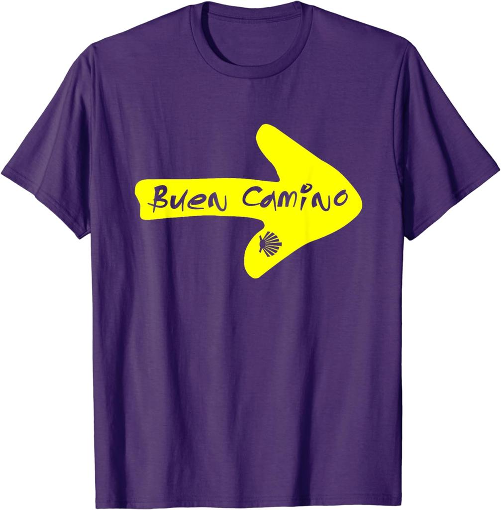 Buen Camino De Santiago Compostela Spain St James Way Men TShirt Short Sleeve Casual Cotton ONeck Shirts