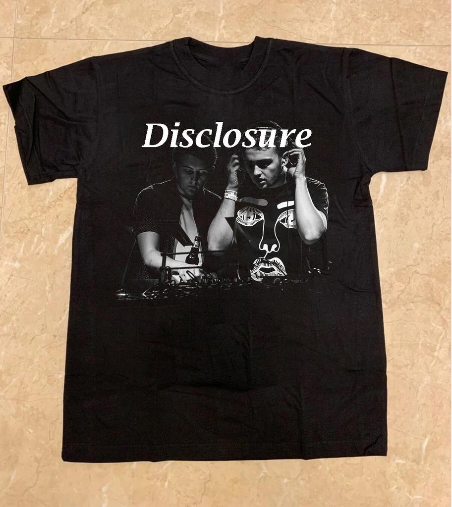 NEW Disclosure band Black Cotton Unisex All size Gift Fans T-shirt HRL192