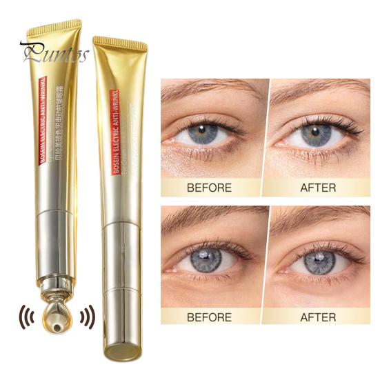 Крем для век, стирающий морщины, массажный, укрепляющий, питательный, быстро впитывающийся, мини-массажер для глаз для всех типов кожи