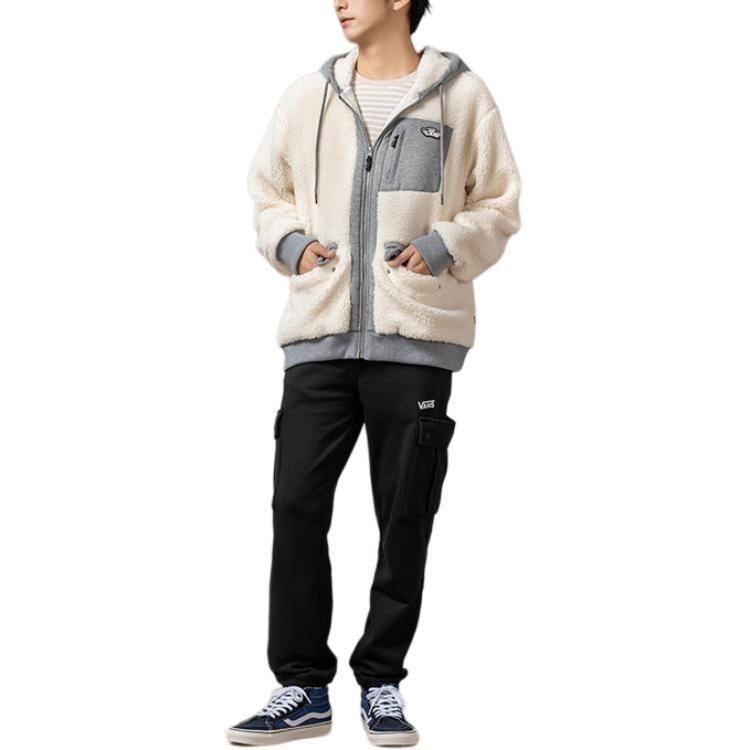 Vans Куртки Мужские Кремовый С капюшоном Умеренный Рабочая одежда VN000FBX3KS
