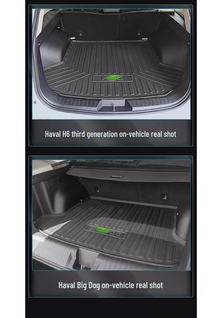 Водонепроницаемый коврик в багажник Volvo EM90 на шесть мест, 25-летний, из ТПЭ, с текстурой под карбон