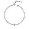 TOU [Silver925] WE017 Silver ball layered bracelet