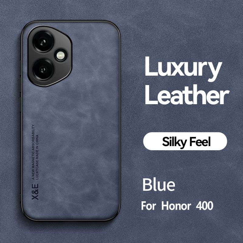 Роскошный чехол из овчины для телефона Honor 400 Lite 400 Pro 400 с магнитной фиксацией - Мягкий силиконовый чехол для телефона из ТПУ