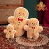 High Quality Christmas Plush Dolls Pillow Christmas Tree Gingerbread Man Santa Claus Wreath Plush Toys for Girls Gift