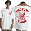Negroni Please Vintage Streetwear T Shirt Funny Cocktail Drink Cute Graphic Meme T-shirts Men Women Cotton Short Sleeve T-shirt