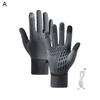1 Pair Rechargeable Heated Gloves Men Women Waterproof Electric Heating Gloves Silicone Palm Touch Screen Gloves for Winter Skiing Cycling