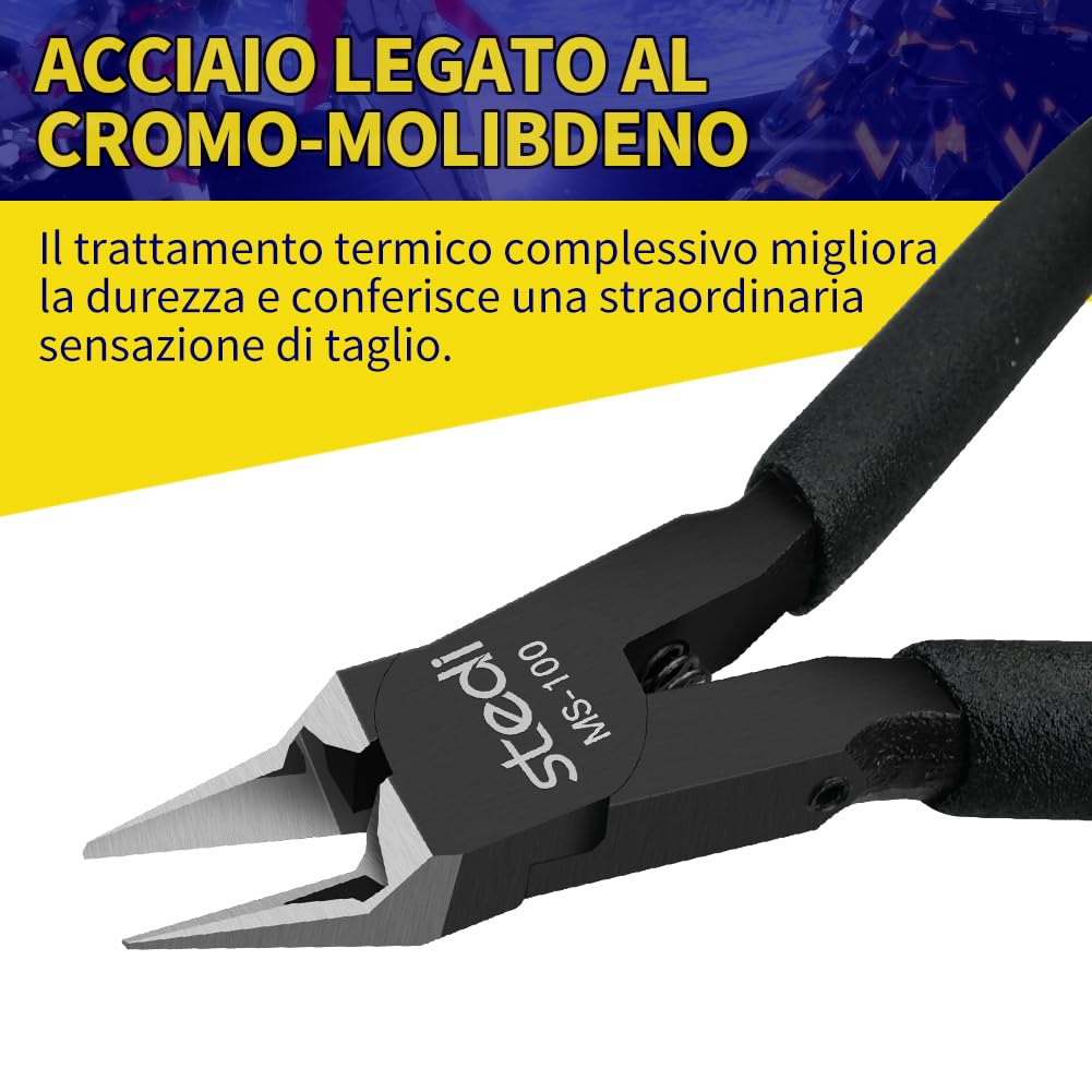 Инструмент для пластиковых моделей Stedi с тонким лезвием и защитным кожухом. Специально разработан для сборки и ремонта Gundam и других пластиковых моделей. Тонкое лезвие