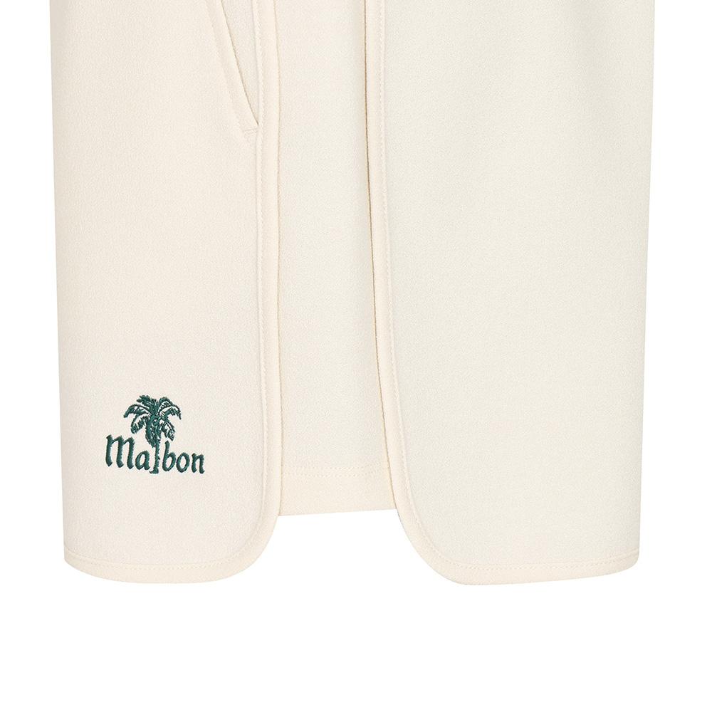 MALBON GOLF Summer Terry Elastic Waist Half Pants Cream (Woman)