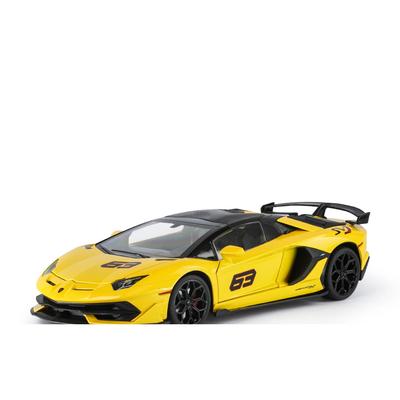1/18 Lamborghini Aventador SVJ63 Съемная версия кабриолета Суперкар Сплав Литой Модель автомобиля Магазин автозапчастей Коллекция интерьера