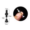 Steel Gift Screw Black Silver Color Piercing Jewelry Earrings Ear Studs Fashion Accessories