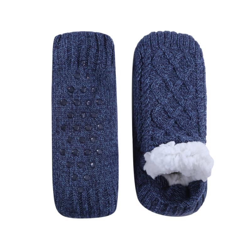 1Pair Thick Warm Sleep Socks Slippers Women Girls Autumn Winter Velvet Home Floor Socks Non Slip Mid Tube Kawaii Cute Socks New
