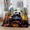 3D Dream Animal Cartoon Panda Милое одеяло, мягкое покрывало для дома, спальни, кровати, дивана, пикника, путешествия, офиса, покрывало, детский подарок