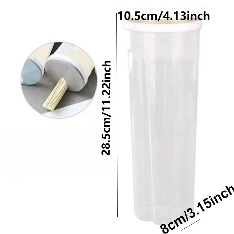 Контейнер для хранения лапши и круп, пищевой герметичный контейнер для пасты, спагетти, сухих продуктов, кухонный органайзер, банка с крышкой для кладовой