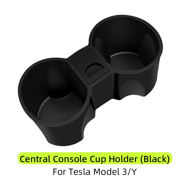 Для Tesla Model 3 Y, держатель для чашки на центральной консоли, силиконовый стакан для воды, нескользящие подставки для автомобиля