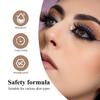 Водостойкая жидкая двухсторонняя подводка для глаз, карандаш для бровей, стойкая к размазыванию, черная подводка для бровей, 3 когтя
