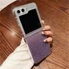 Luxury Blingbling Glitter Gradient Phone Case For Samsung Galaxy Z Flip 5 Z Flip 3 5G ZFlip4 Z Flip6 Shockproof Back Cover