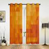 Оранжевый Треугольная Геометрия Оранжевые Шторы для Спальни Гостиной Шторы Кухни Детской Комнаты Оконные Шторы Современный Домашний Декор