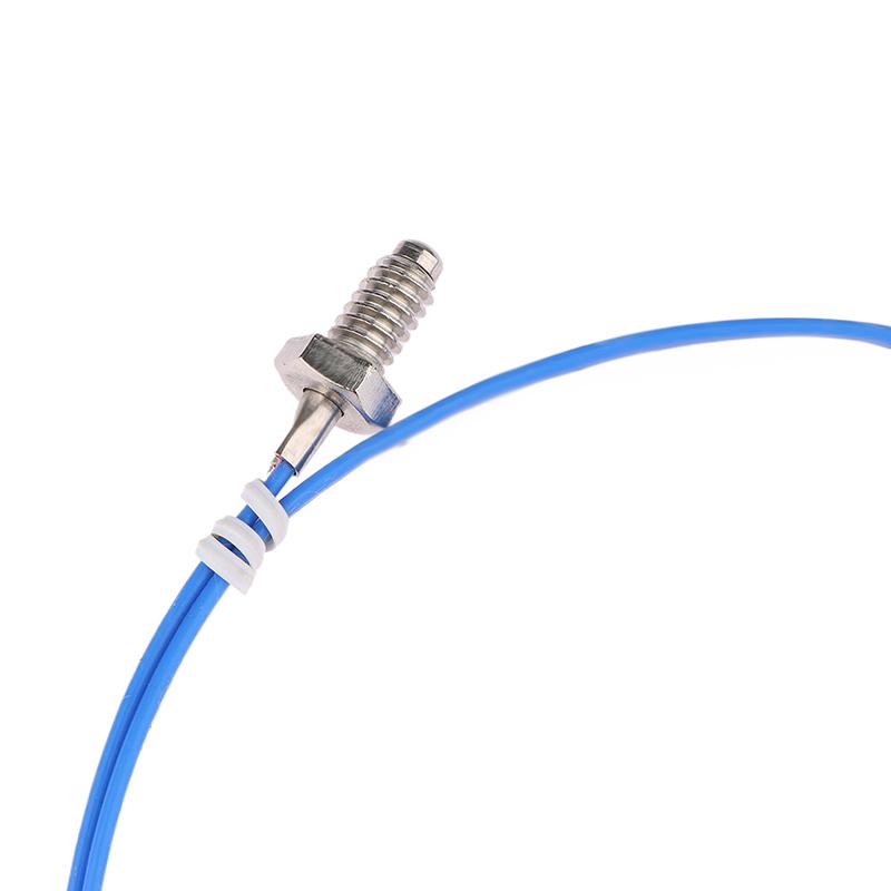 Термопара K/Pt100 типа M3 M4 с медным винтом, с высокоточным водонепроницаемым кабелем из ПТФЭ длиной 0,5/1/2 м, датчик температуры для 3D-принтера
