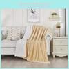 Fleece Bed Blanket With Soft Sherpa Material For Cozy Home Bedding