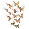 12Pcs 3D Hollow Butterfly Home Kids Living Room Bedroom Wall Sticker Decor