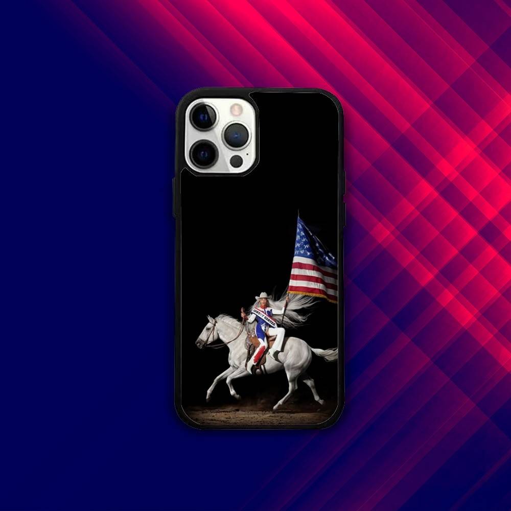 Чехол для телефона B-Beyonce Cowboy Carter для iPhone 16e, 16, 15, 14, 13, 12, 11, Plus, Pro, Max, Mini, с магнитной беспроводной зарядкой Magsafe